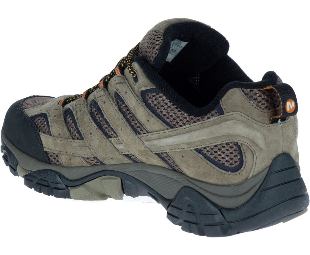 Buty Trekkingowe Merrell Męskie Oliwkowe - Moab 2 Ventilator - 429713-YFW